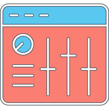 Ses Karıştırıcı vektör çizimi