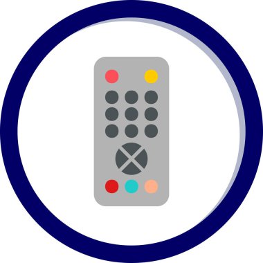 Uzaktan kumanda simge vektör çizim