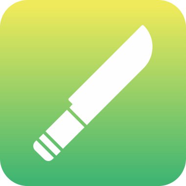 Bıçak. Web simgesi basit illüstrasyon 