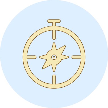 Pusula simgesi vektör resimlemesi 