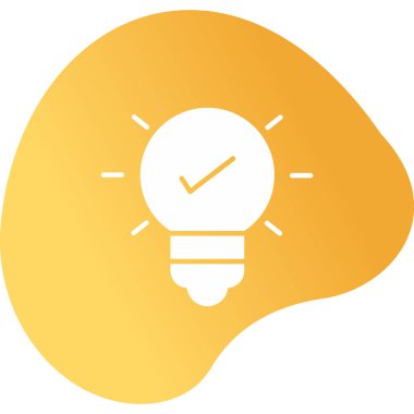 İnovasyon web simgesi basit illüstrasyon 