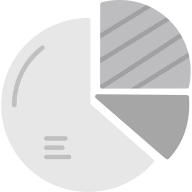 Pasta grafiği web simgesi basit illüstrasyon 