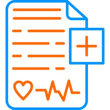 Sağlık Denetimi panosu simgesi, vektör illüstrasyonu 