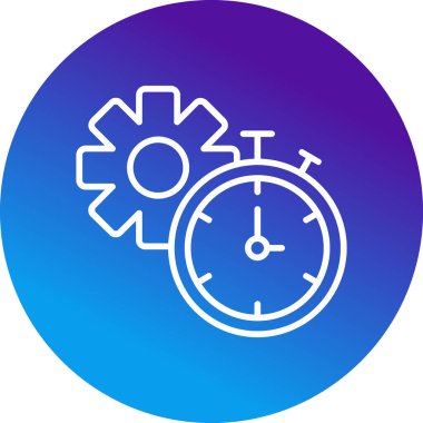 Optimizasyon web simgesi, vektör illüstrasyonu