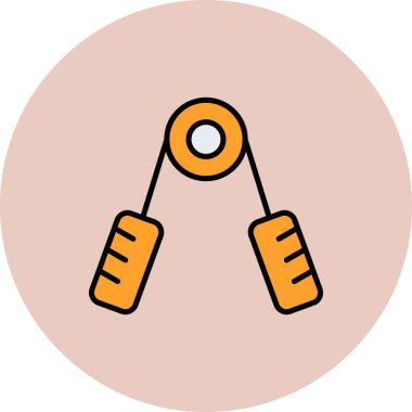 El Kavrama Ağı simgesi basit illüstrasyon