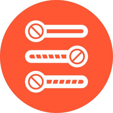 Simgeleri aç / kapat, vektör illüstrasyonu basit tasarım