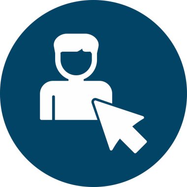 Seçili web simgesi vektör illüstrasyonu