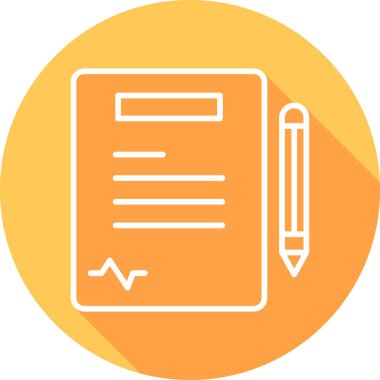 Kağıt simgesi vektör illüstrasyonunu boşa