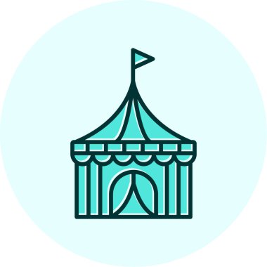 Sirk çadırının vektör çizimi