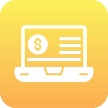 Eğilim biçimi izole edilmiş arka planda mali simge 