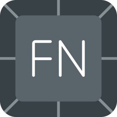 Fonksiyon web simgesi, vektör illüstrasyonu