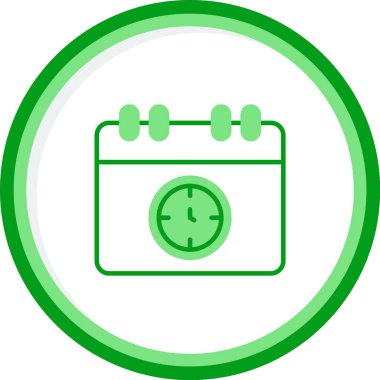 Takvim. Web simgesi basit tasarım 