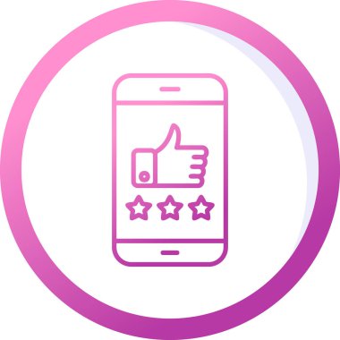 derecelendirme simgesi, vektör illüstrasyonu basit tasarım