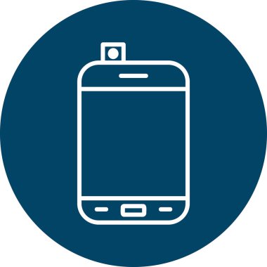 Smartphone web simgesi, vektör çizim 