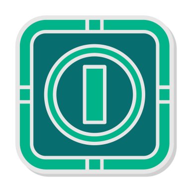 güç düğmesi vektör illüstrasyonu 