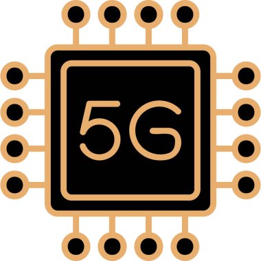 cpu icon, vector illustration simple design