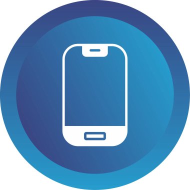 Smartphone web simgesi, vektör çizim 