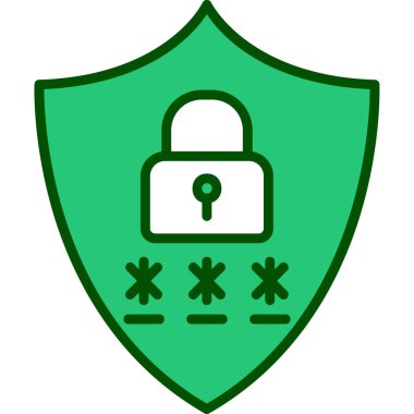 Gizlilik simgesi vektör illüstrasyon tasarımı