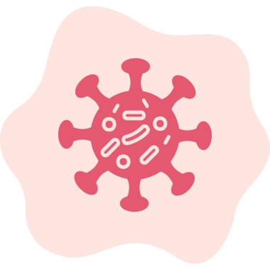 Virüs ikonu vektör illüstrasyonu 