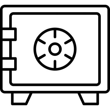 güvenli simge vektör illüstrasyonu 