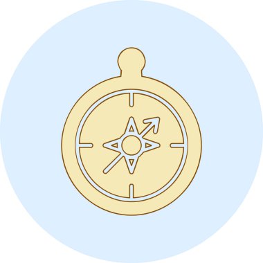 Pusula simgesi vektör resimlemesi 