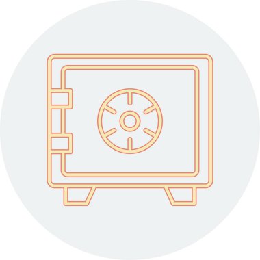 güvenli simge vektör illüstrasyonu 