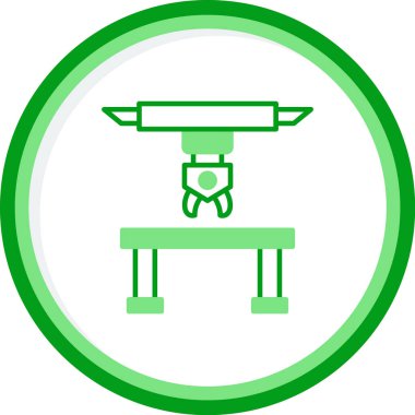 robot kolu web simgesi vektörü