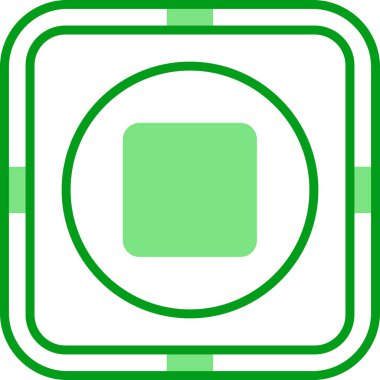 dur simgesi, vektör illüstrasyonu 