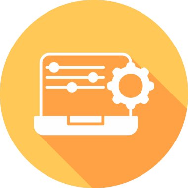 Simgeyi ayarlamanın vektör illüstrasyonu 