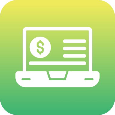 Eğilim biçimi izole edilmiş arka planda mali simge 