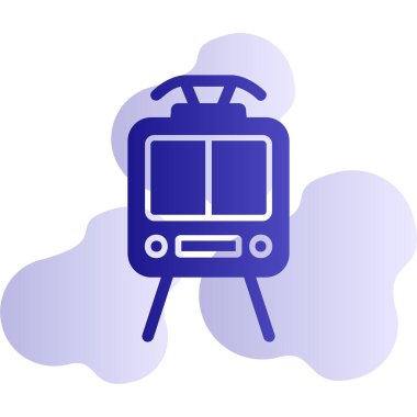 Web simgesi tren, illüstrasyon vektör 