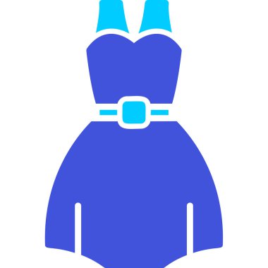 elbise simgesi, vektör illüstrasyonu 