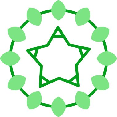 Yıldız web simge vektör çizim 