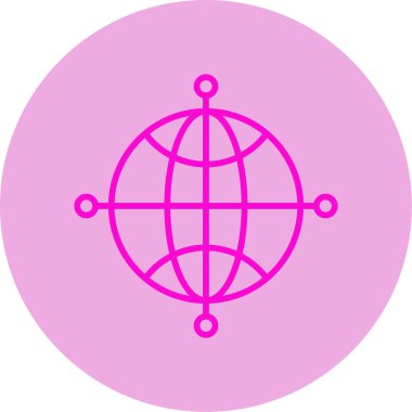 ağ bağlantısı simgesi ana hat biçiminde 