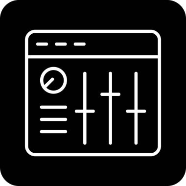 Ses Karıştırıcı vektör çizimi