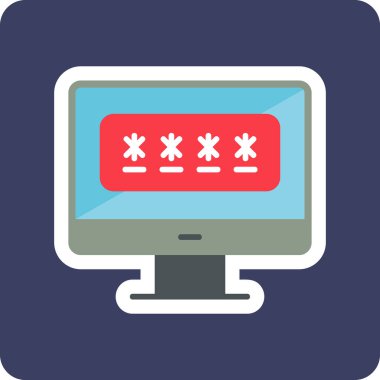 password web icon vector illustration 