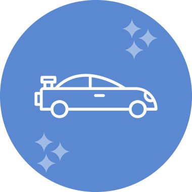 araba simgesi vektör illüstrasyonu 