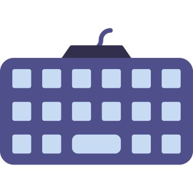klavyenin modern vektör simgesi, illüstrasyon 