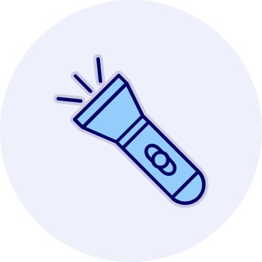 el feneri. Web simgesi basit illüstrasyon