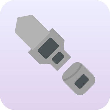 Özdenetim web simgesi, vektör illüstrasyonu