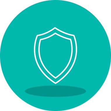 Ağ için koruma kalkanı vektör simgesi 