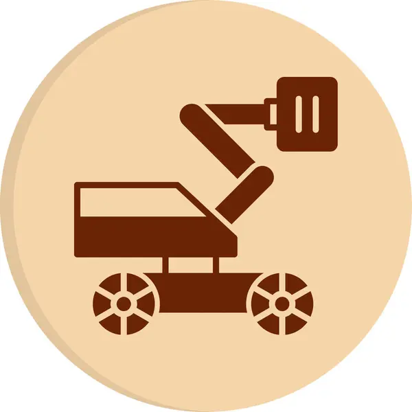 stock vector Aerial Lift icon, vector illustration simple design