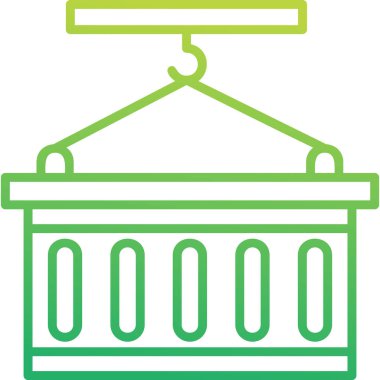 kabuk ağ simgesi vektör illüstrasyonu