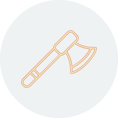 Balta ağ simgesi, vektör illüstrasyonu 