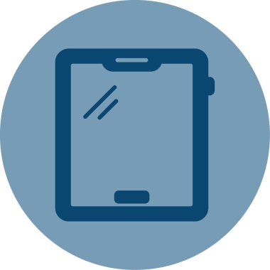tablet. Web simgesi basit illüstrasyon 