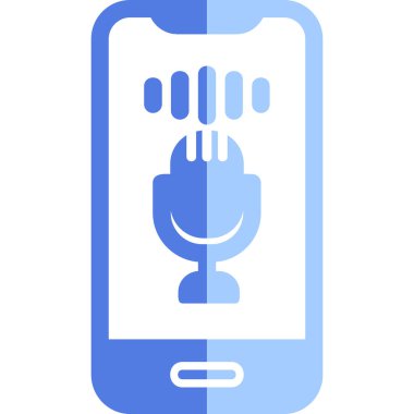 ses kontrolü, mikrofon web simgesi, basit vektör illüstrasyonu 