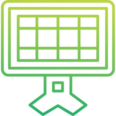 Bowling Simgesi Basit Vektör İllüstrasyonu