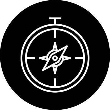 Pusula simgesi vektör resimlemesi 