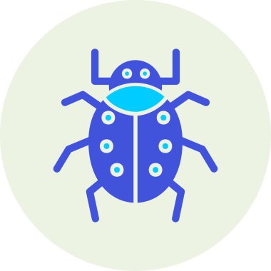 Böcek. Web simgesi basit illüstrasyon 