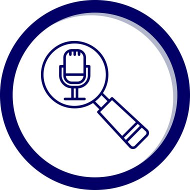 Podcast vektör illemesini ara